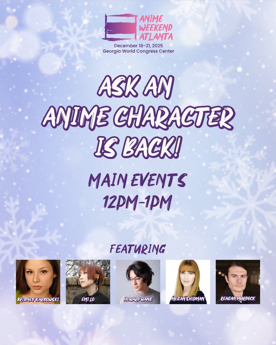 AnimeWeekendATL🔜AWA2026 tweet media
