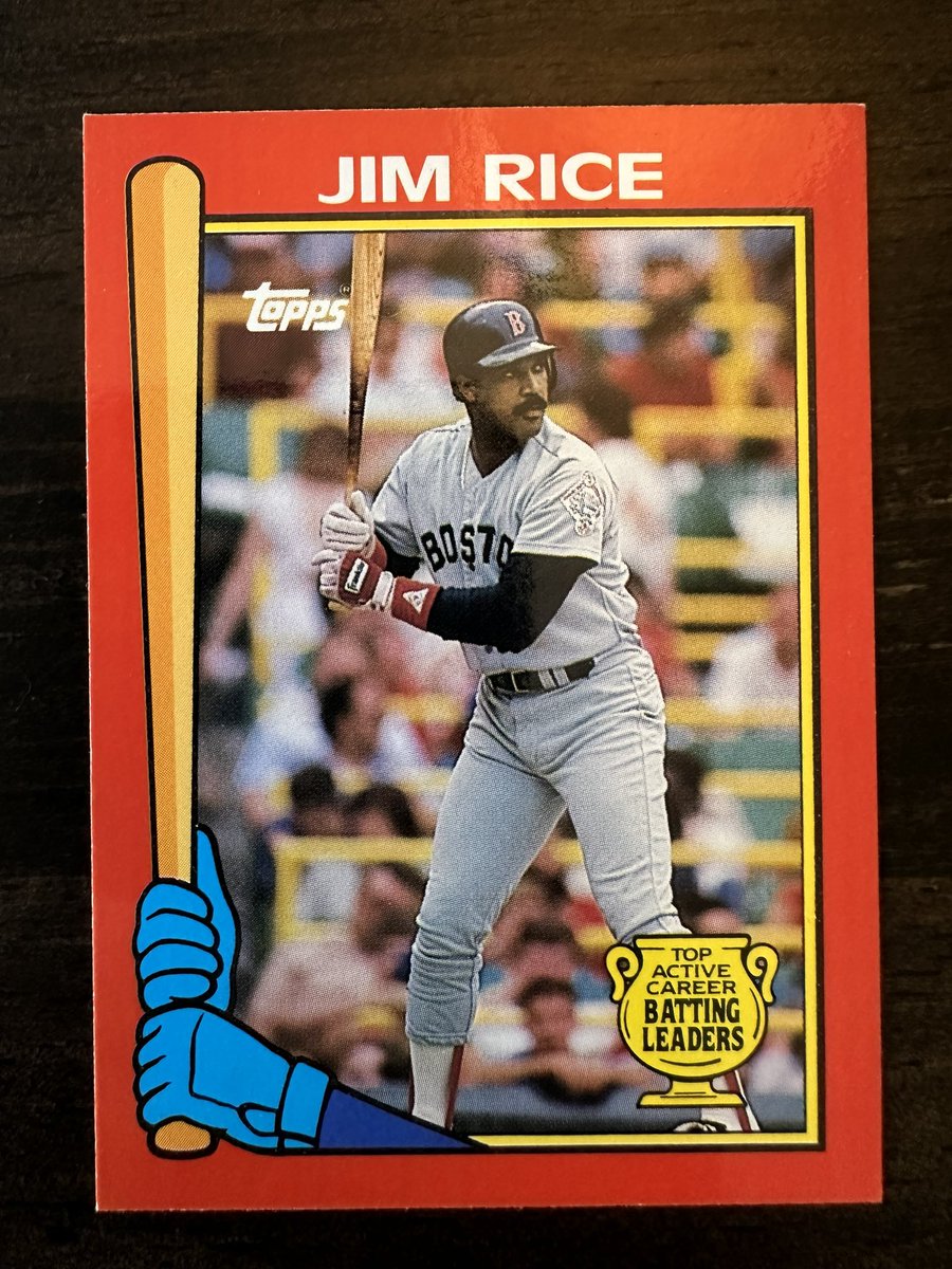メジャーリーガー Jim T バット付きカード Finally tracked down this tough Jim Rice card via a trade