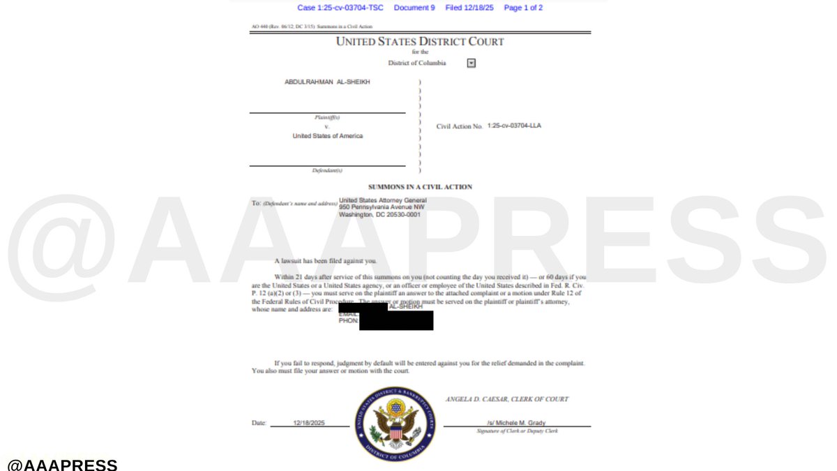 AAAPRESS's tweet photo. This case raises fundamental constitutional issues, including #violations of the 4,5, 6, and 8 Amendments, such as detention without justification, deprivation of #liberty without due legal process, representing a blatant example of double standards in the application of #justice https://t.co/i2cB31c0Jj