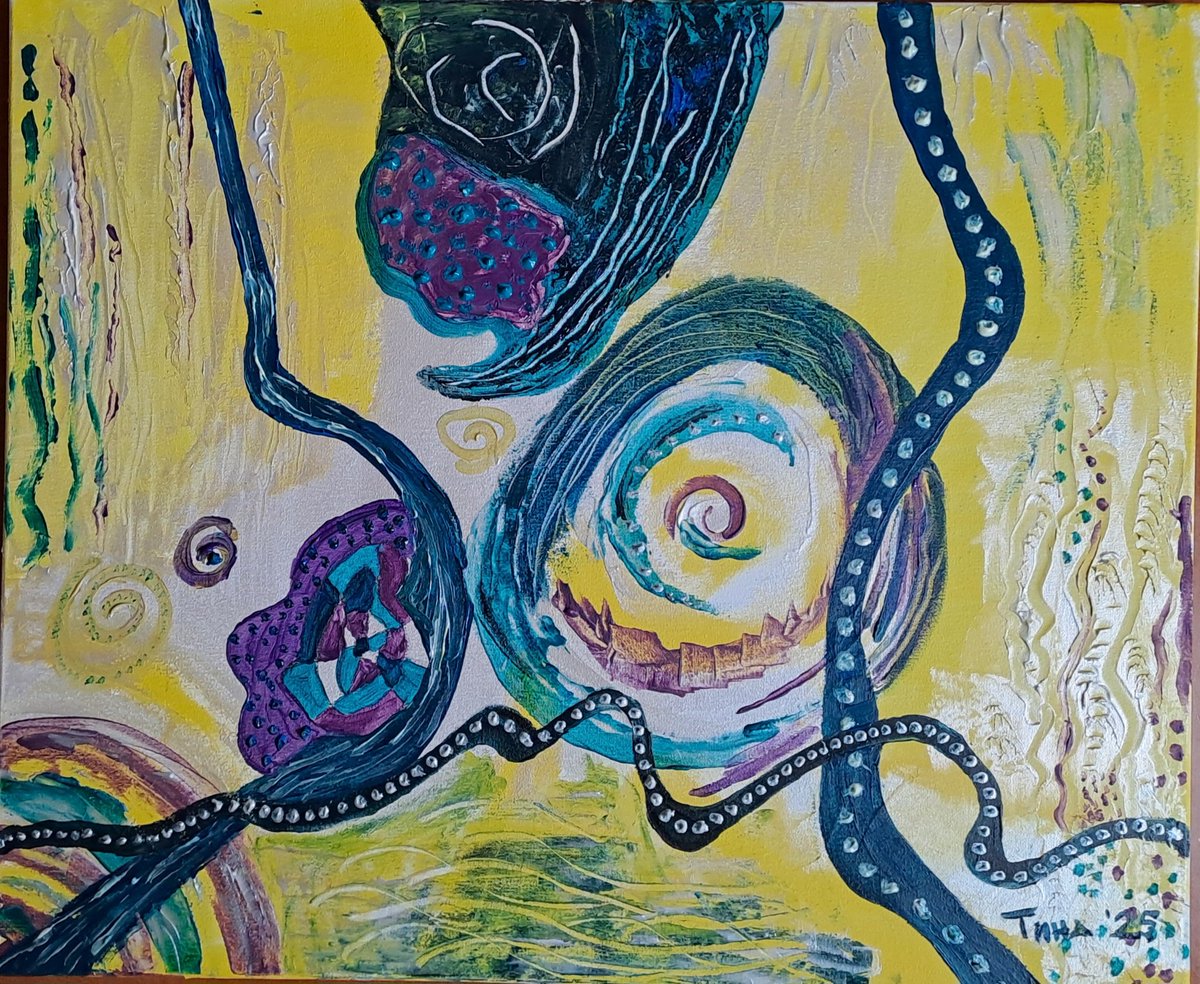 "Joy"
Acrylic on canvas 
60x50cm