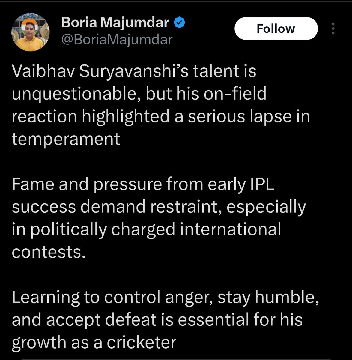 The guy who threatened a cricketer only for an interview is giving lectures to a 15 year old kid. This guy is the vilest and most shameless human I have seen
