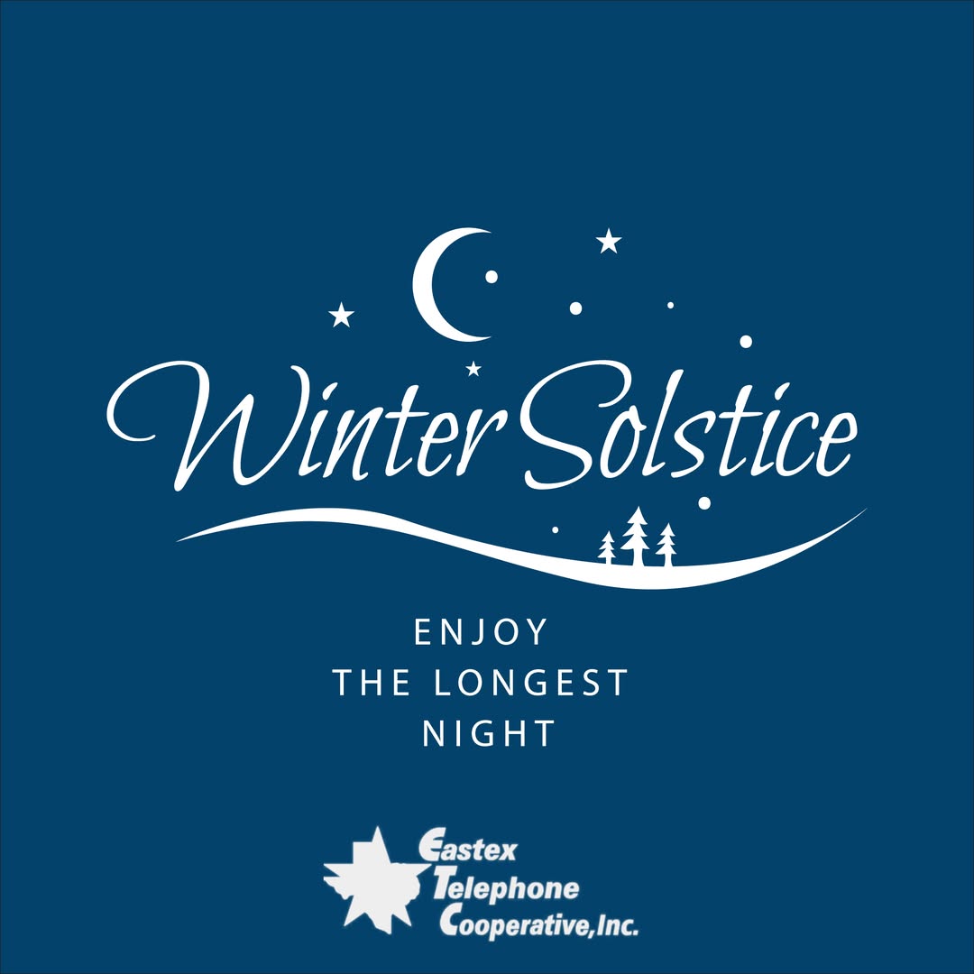 Today marks the shortest day of the year! Perfect time to cozy up and stream your favorite holiday movie on Eastex High Speed Internet before the Christmas chaos ensues! #wintersolstice