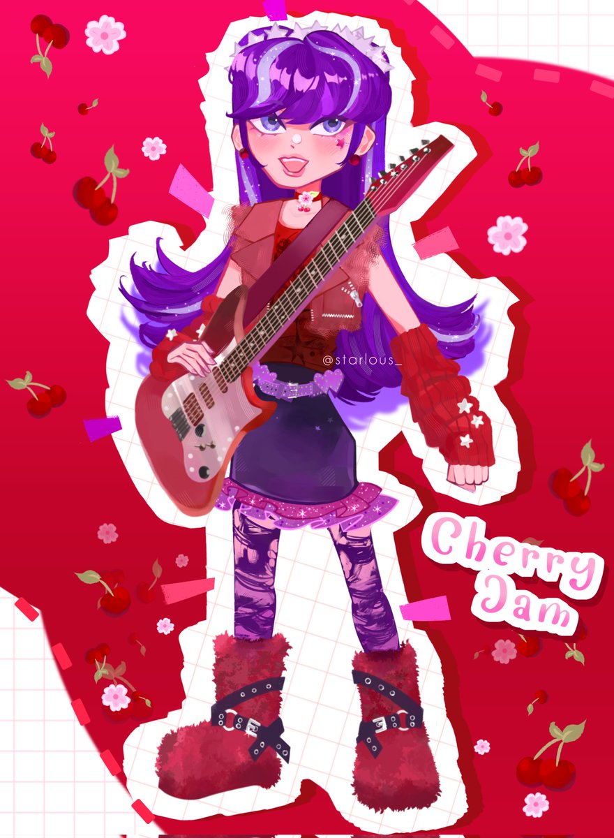 Cherry Jam 🍒🌸 

#strawberryshortcake #cherryjam #illustration