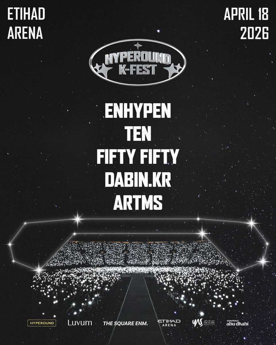 헐 텐 솔로로 2026 4월 18일 Hyperound K-Fest 라인업에 떴다