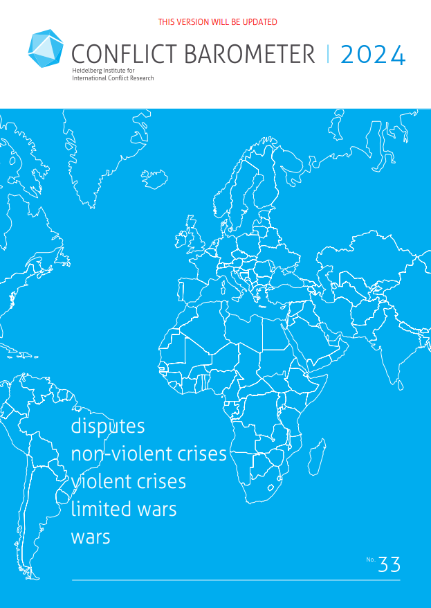 LionelFatton's tweet photo. The Conflict Barometer 2024 is out‼️Published by the Institute for International Conflict Research @UniHeidelberg, it documents dynamics of political conflicts worldwide in 2024.
Happy to have been member of the Advisory Board focusing on Asia.
Link: https://t.co/OUlqULDN4u
1/3 https://t.co/4iqiYe8N0o