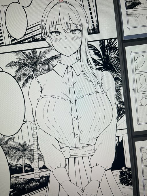 リクエストでドルウェブの氷織さんの漫画を描いてる、
だらだらペースでやってるから今年中に完成できるんかわからぬ🫠 