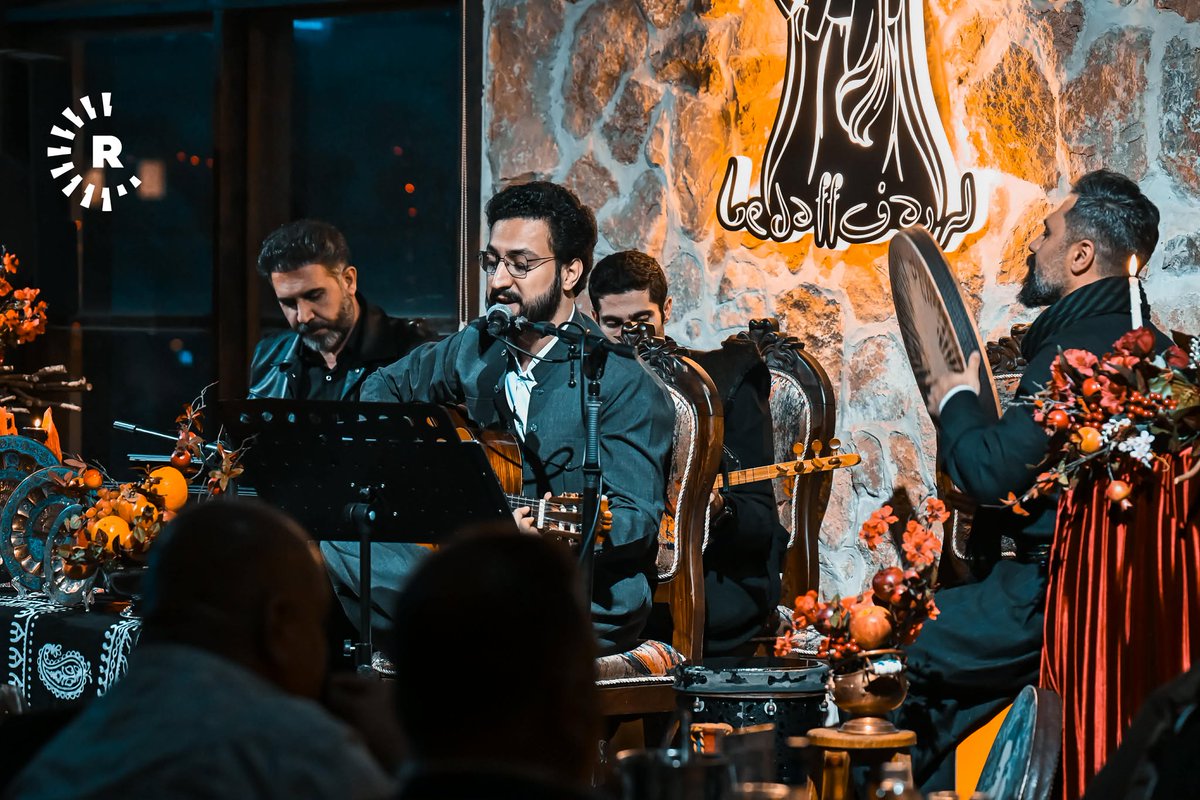 LeDaffErbil's tweet photo. Yalda was celebrated last evening at Le Daff in Erbil with poetry, music, and songs. Tonight, Yalda will be celebrated again in Le Daff. See these photos from Rudaw. https://t.co/s9ajxW4tU9