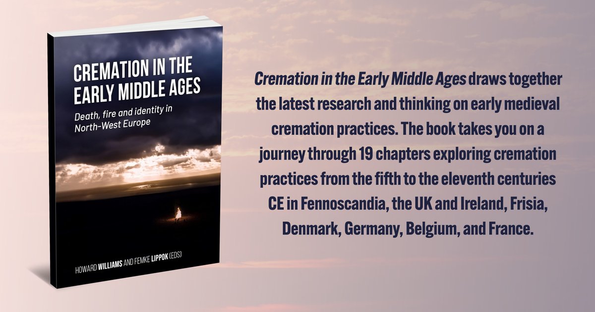 "Cremation in the Early Middle Ages" draws together the latest research and thinking on early medieval cremation practices.

💻️: tinyurl.com/mz9ksenu