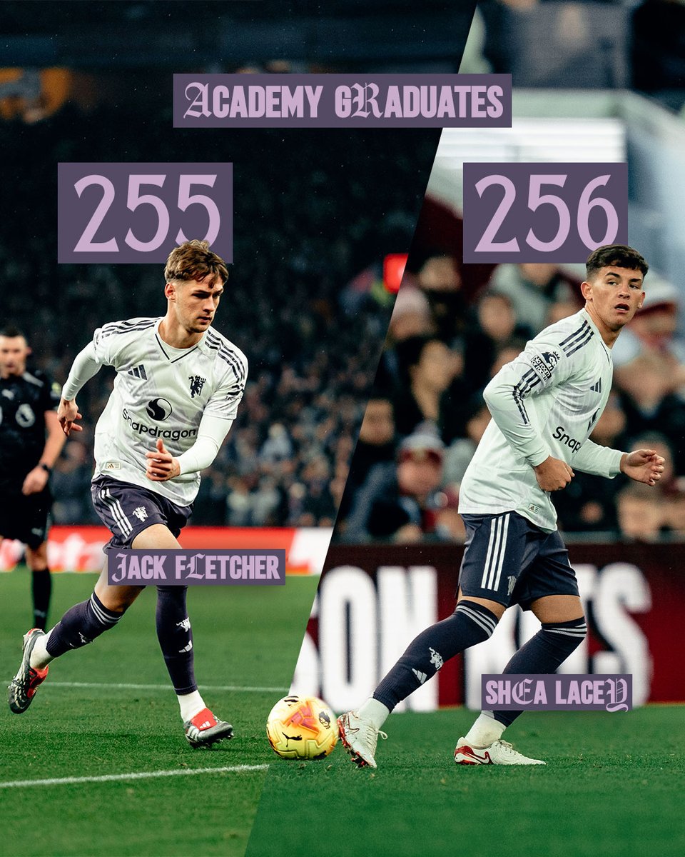ManUtd's tweet image. Academy graduates 255 and 256.

Jack Fletcher and Shea Lacey ❤️