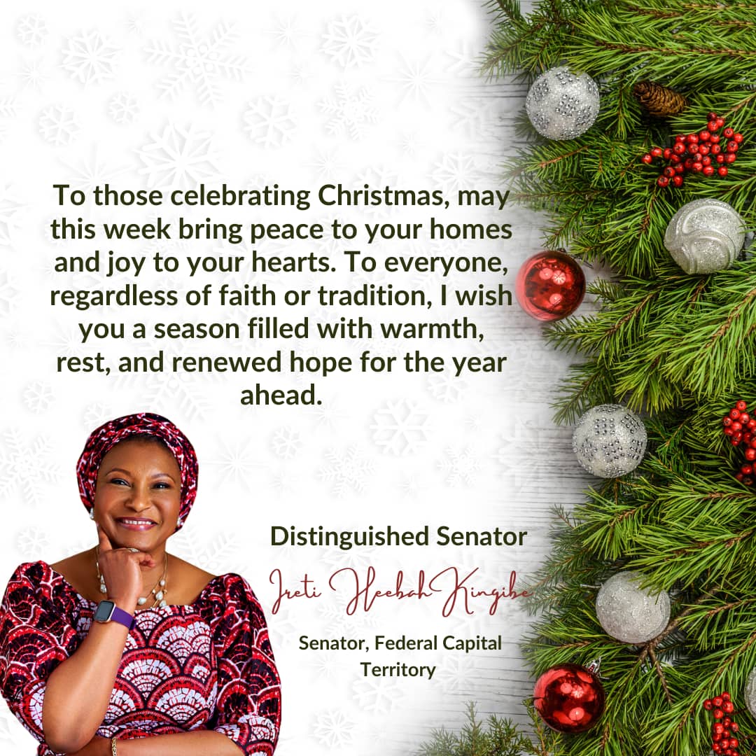 To those celebrating Christmas, may this week bring peace to your homes and joy to your hearts. To everyone, regardless of faith or tradition, I wish you a season filled with warmth, rest, and renewed hope for the year ahead.