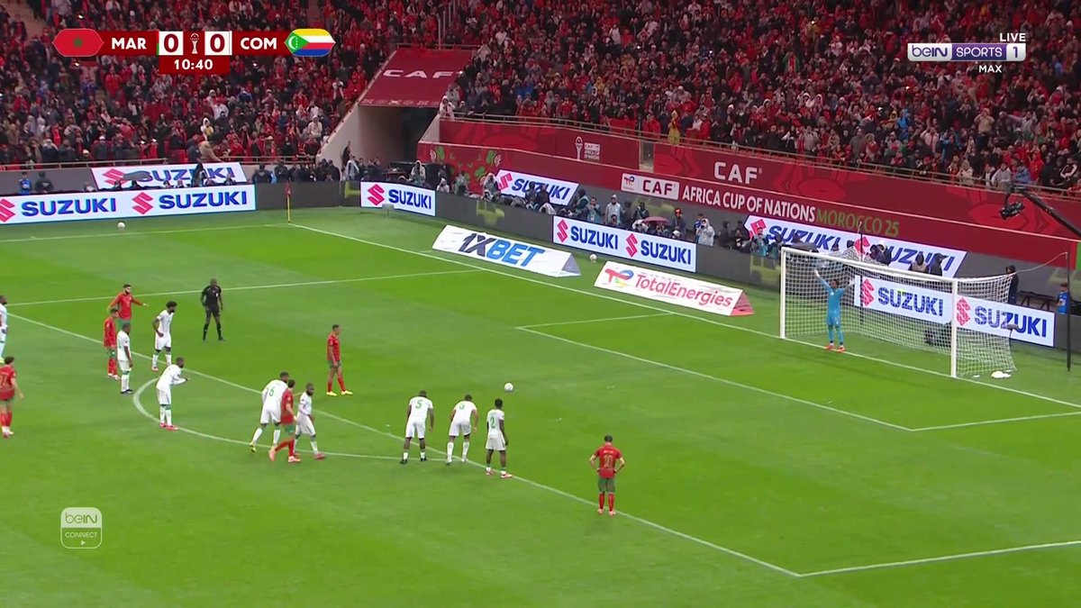 رحيمي يهدر فرصة افتتاح النتيجة للمغرب 