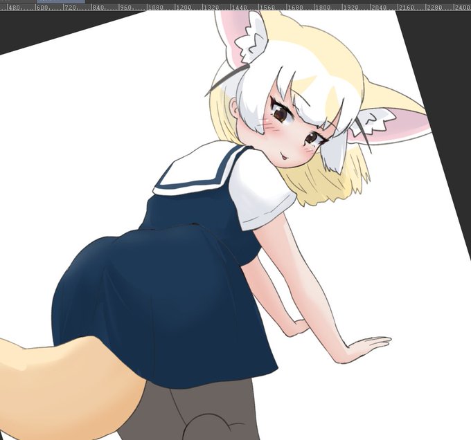 久しぶりにフェネックちゃんも描いてみる 