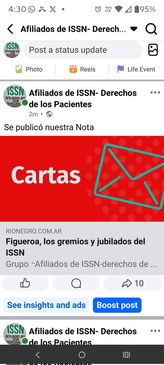 Afiliados de ISSN- Derechos de pacientes tweet media