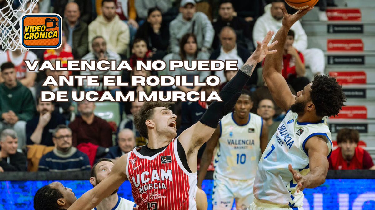 No hubo manera 😬
El <a href="/valenciabasket/">Valencia Basket Club</a>  se estrella en Murcia y cae 92-80 ante un UCAM intenso y muy superior.
Análisis completo del partido 👇
👉 youtu.be/fH9UmmnKGaA