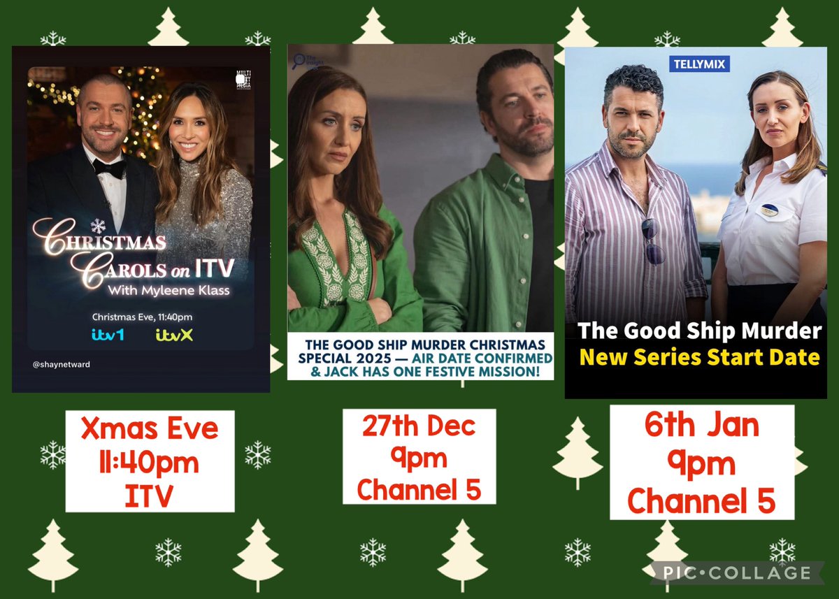 Here’s when and where you can catch <a href="/shayneTward/">Shayne Ward</a> on TV this festive season 🎄🤩❤️