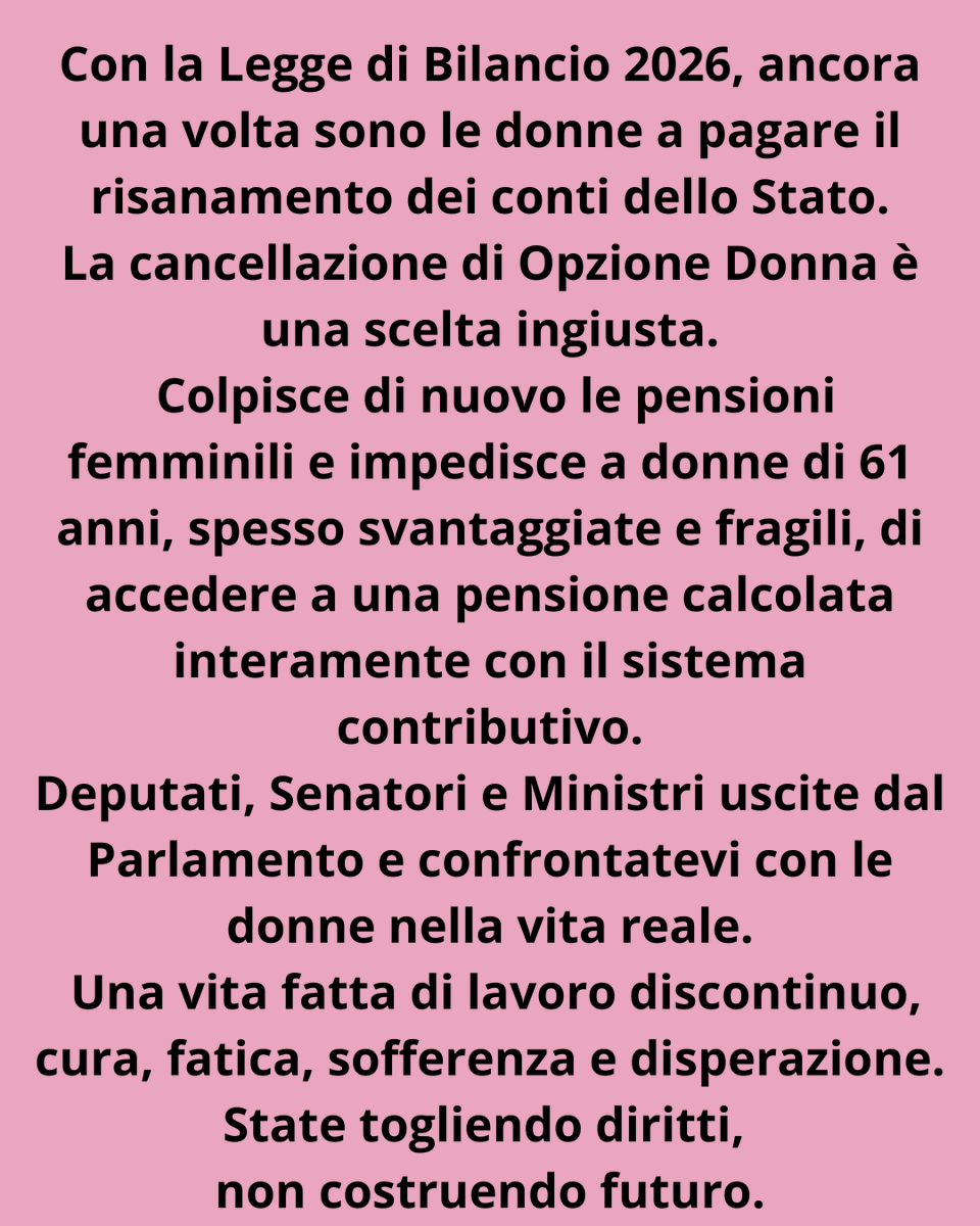 <a href="/InOndaLa7/">In Onda</a> <a href="/mariannaaprile/">Marianna Aprile</a> <a href="/lucatelese/">Luca Telese</a> #opzionedonna  I requisiti anagrafici di accesso sono 61 anni con una riduzione di un anno per figlio e 35 anni di contributi e 3 condizioni : invalide al 74% - caregiver convivente e licenziata da imprese con tavolo crisi aperto Ministero
