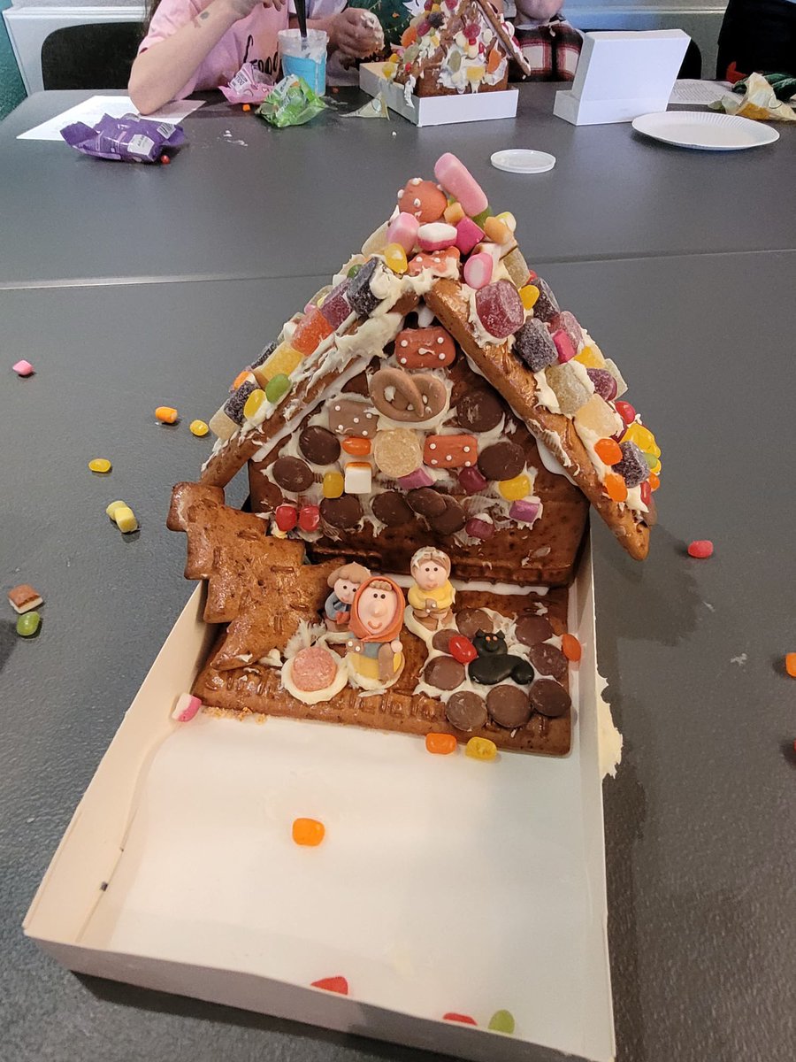 PAR_Scotland's tweet photo. Orkney PAR gingerbread house party 2025.  

Happy Christmas everyone https://t.co/aaj9wNhECV