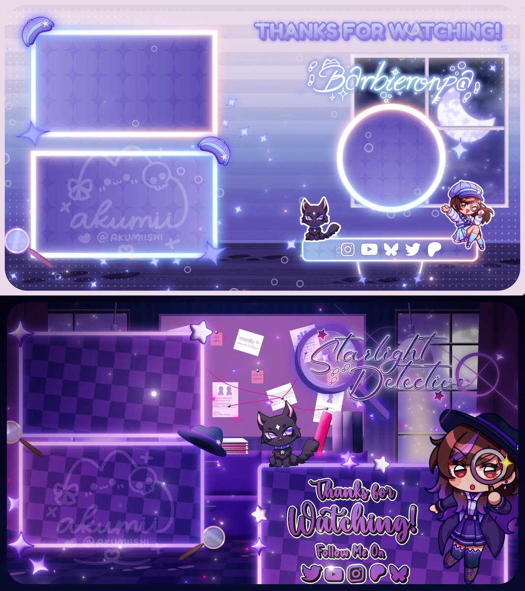 same client 10 months apart! i think i've improved a lot!  (｡˃ ᵕ ˂ ) 💜

do you think i had a lot of improvement? 🔎✨