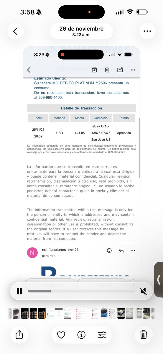 Señores qué está pasando con <a href="/BanreservasRD/">Banreservas</a>? 
En noviembre vaciaron mi cuenta y anoche intentaron hacerlo con la un familiar. Y ahora hay que esperar 93 días para que me devuelvan el dinero que me sustrajeron a través de compras en línea. Algo debe estar pasando, <a href="/ProcuraduriaRD/">Procuraduría General de la República Dominicana</a>