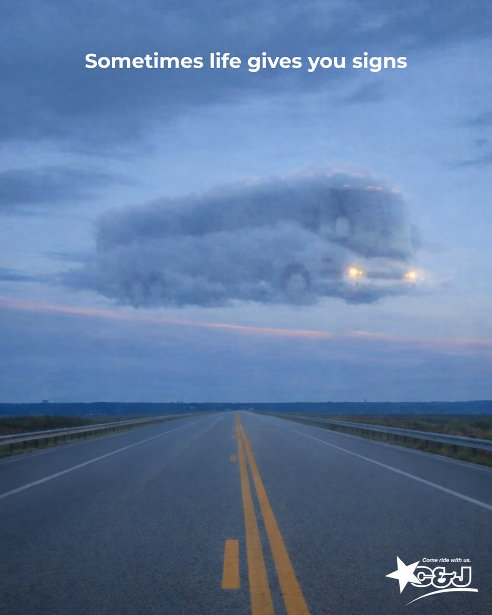 CJBUSLINES's tweet image. Sometimes life gives you signs. Listen to them, then let C&amp;amp;J take it from there✨