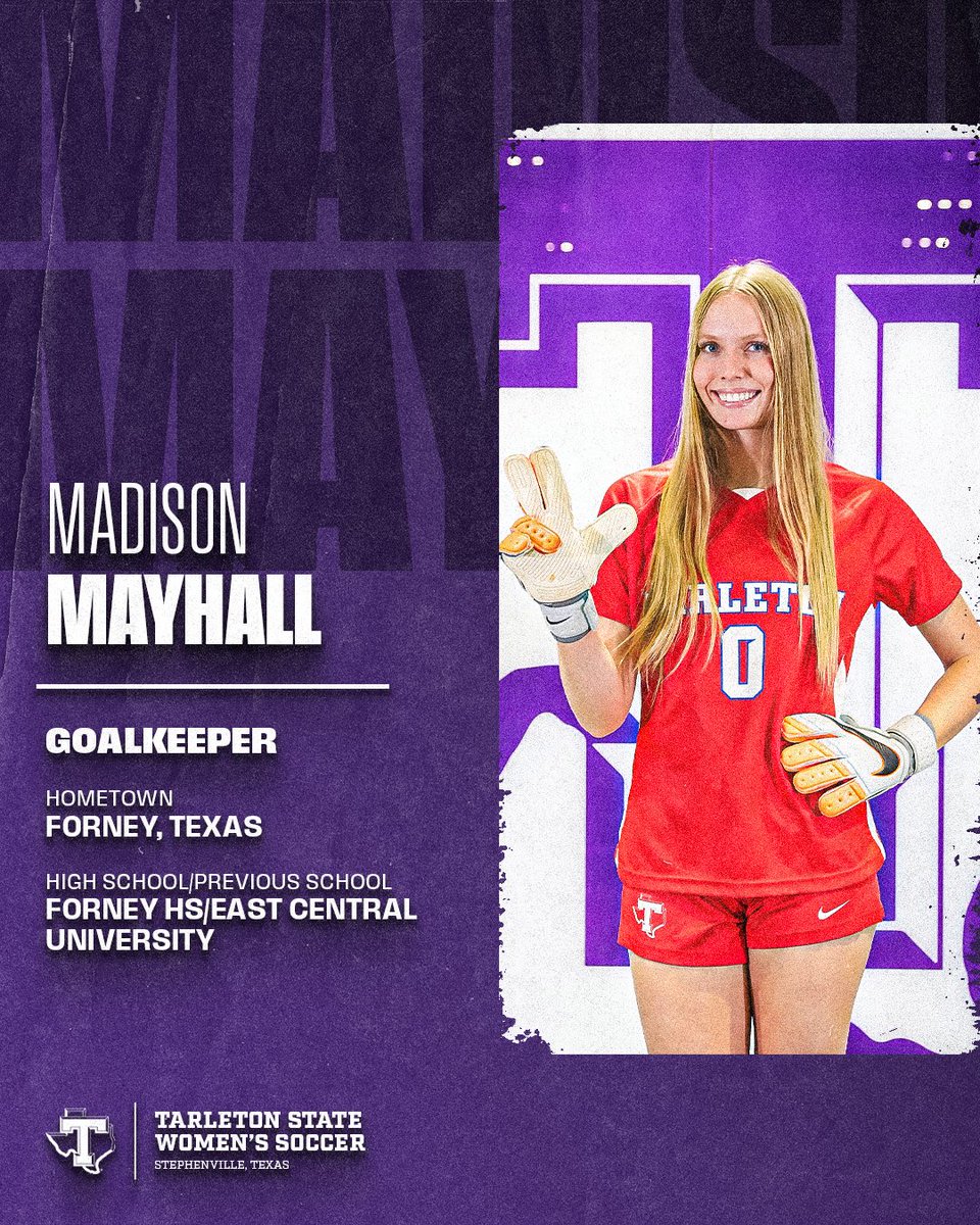 Welcome to the Tarleton State family, Madi 💜