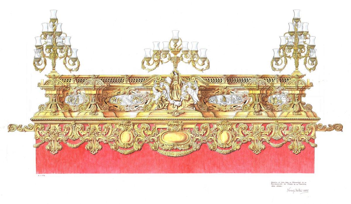 PROYECTO DE PASO PARA EL SANTÍSIMO CRISTO DE LA RESURRECCIÓN. HERMANDAD DE LA SAGRADA RESURRECCIÓN DE JEREZ DE LA FRONTERA.