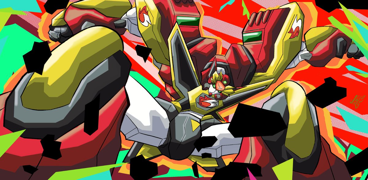 THE BRAVE OF THE TRACK, GOD-LANDER!!!

[SIDE R]