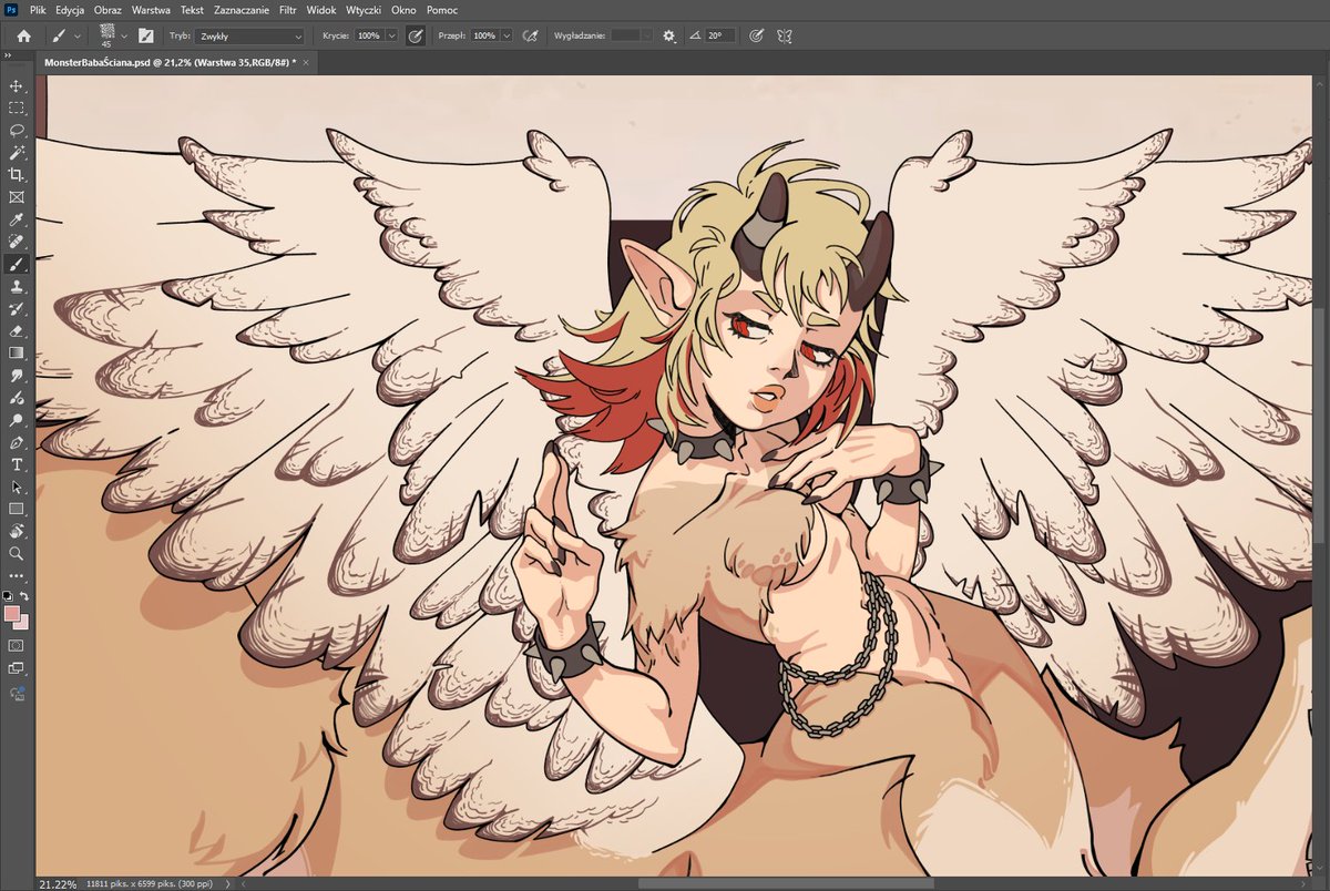 Finally I have some free time to back to drawing this pretty woman 🥰 
#art #illustration