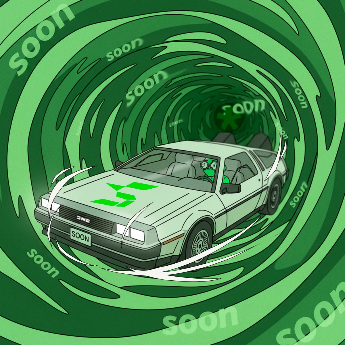 Perpetually back to the future.

Soon.