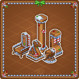 Gingerbread Rares made by me :P
- Comissions open
#Habbo #art #pixelart