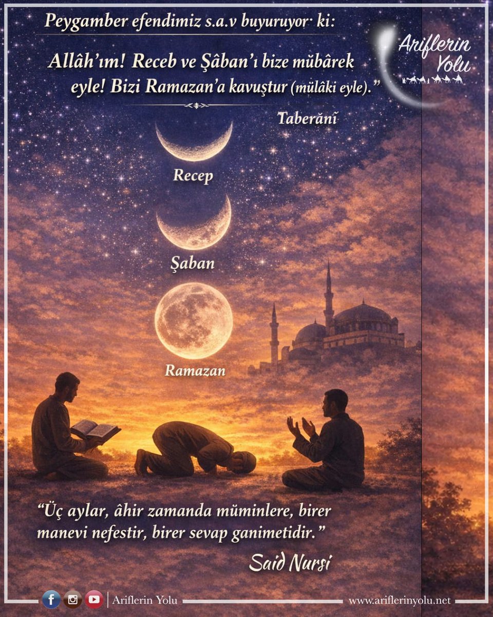 #Recepayı #şaban #muebarekuecaylar #ramazanayı