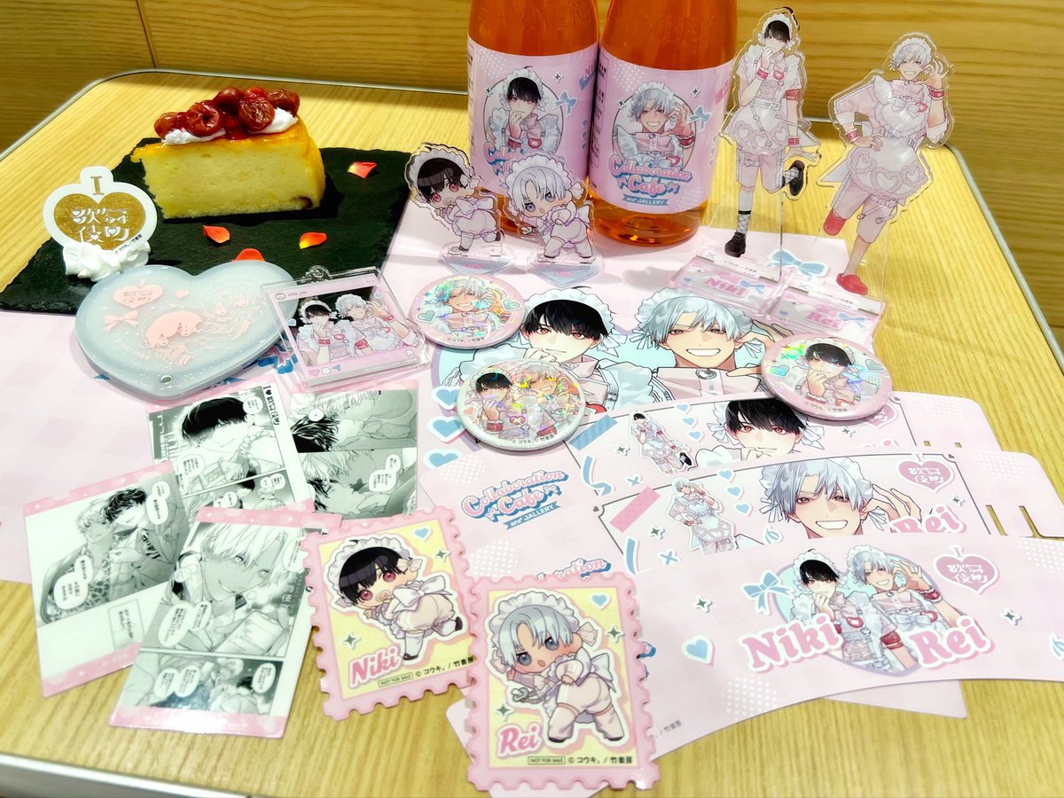 制服、深夜2時。× I♡歌舞伎町 and GALLERY コラボカフェ 🍾+:.•୨୧