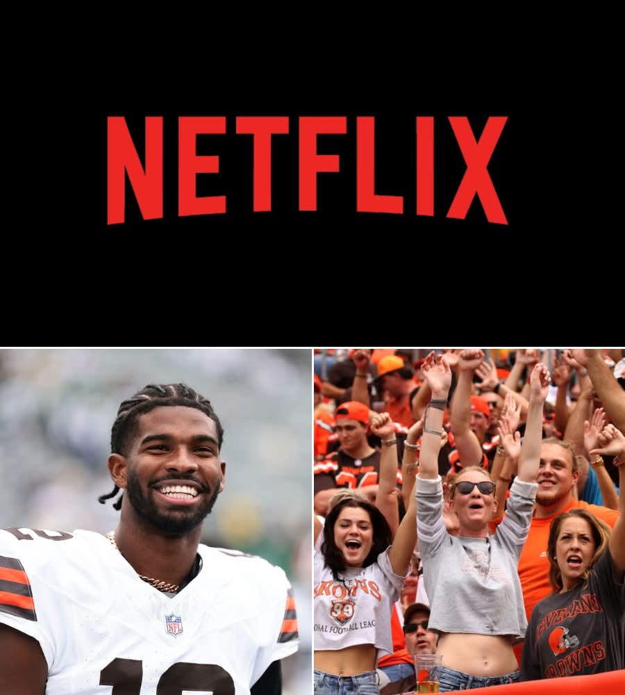 ShedeurTV's tweet image. BREAKING: Cleveland Browns quarterback Shedeur Sanders signs a game-changing $150 million Netflix deal — but it's his silent gesture that has everyone talking. A part of the earnings will go towards rebuilding homes for struggling families. #netflix #shedeursanders #nfl @netflix