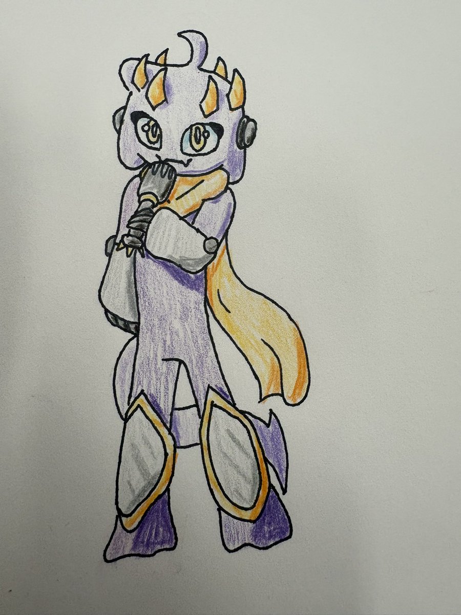 I made a fan Digimon this time, meet Astramon! I also made its digivolution Galaxiamon, as well as a digifusion with my version of Roarmon: Loud Astramon 

#art #traditionalart #digimon #oc #originalcharacter #originaldigimon #digivolution #fanart #fandigimon