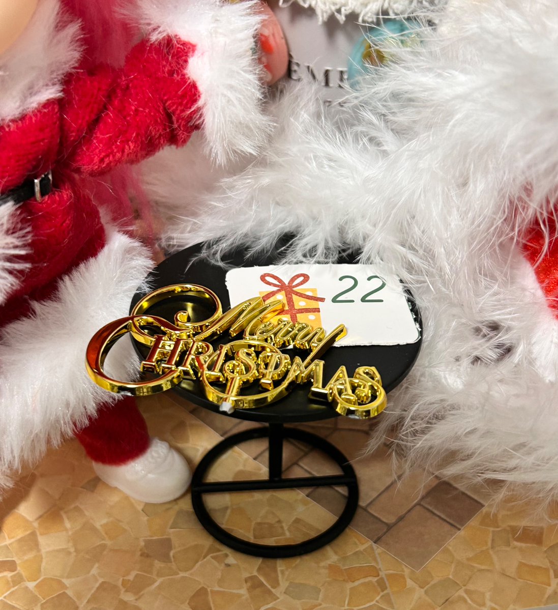 熊猫アドベントカレンダー 12/22】 今日はレイアサンタさんが メリー