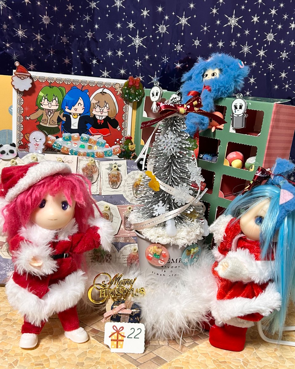 レイ様☆メリークリスマス☆ 熊猫アドベントカレンダー 12/22】 今日はレイアサンタさんが メリー