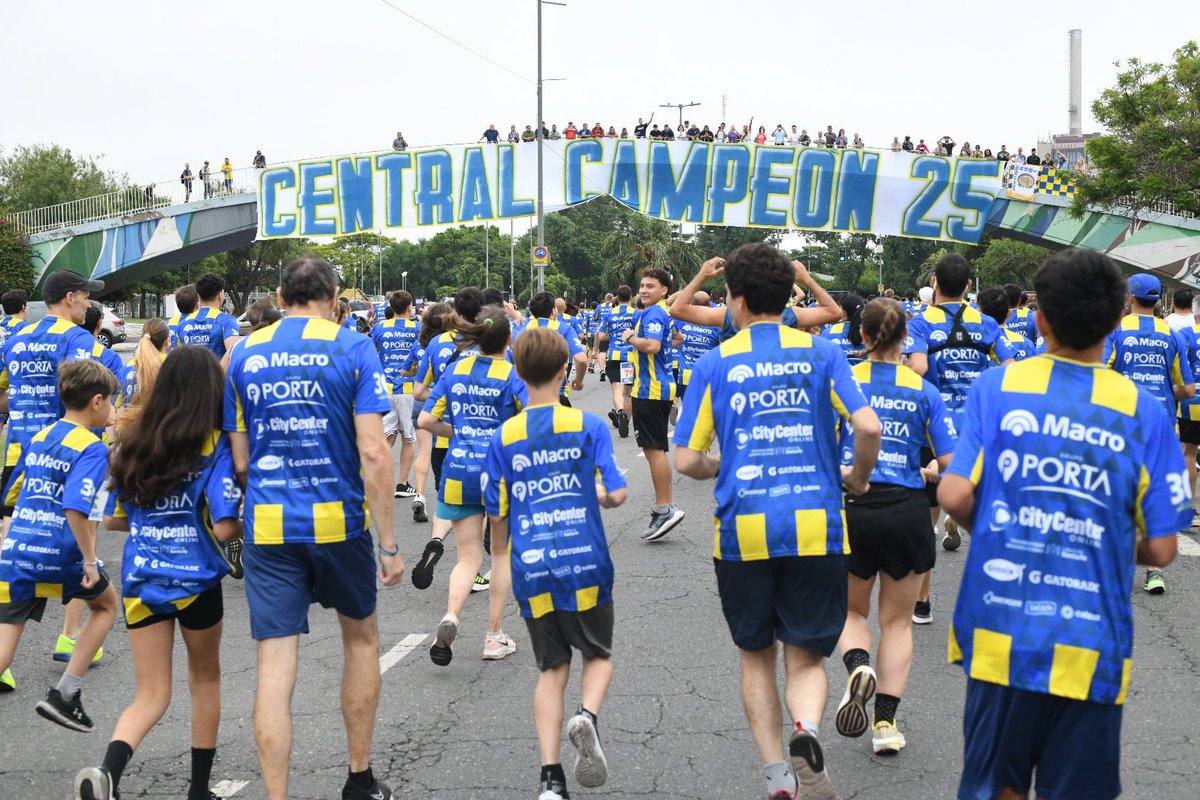 CENTRAL CAMPEÓN 25.

Así en mayúsculas. El más ganador del interior.