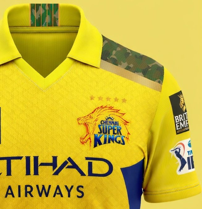 🚨🟡 Chennai Super Kings jersey update !!..

A small change, but a big flex 💛.

CSK will have an embroidered badge next season instead of a normal printed one - football club vibes incoming !!..
