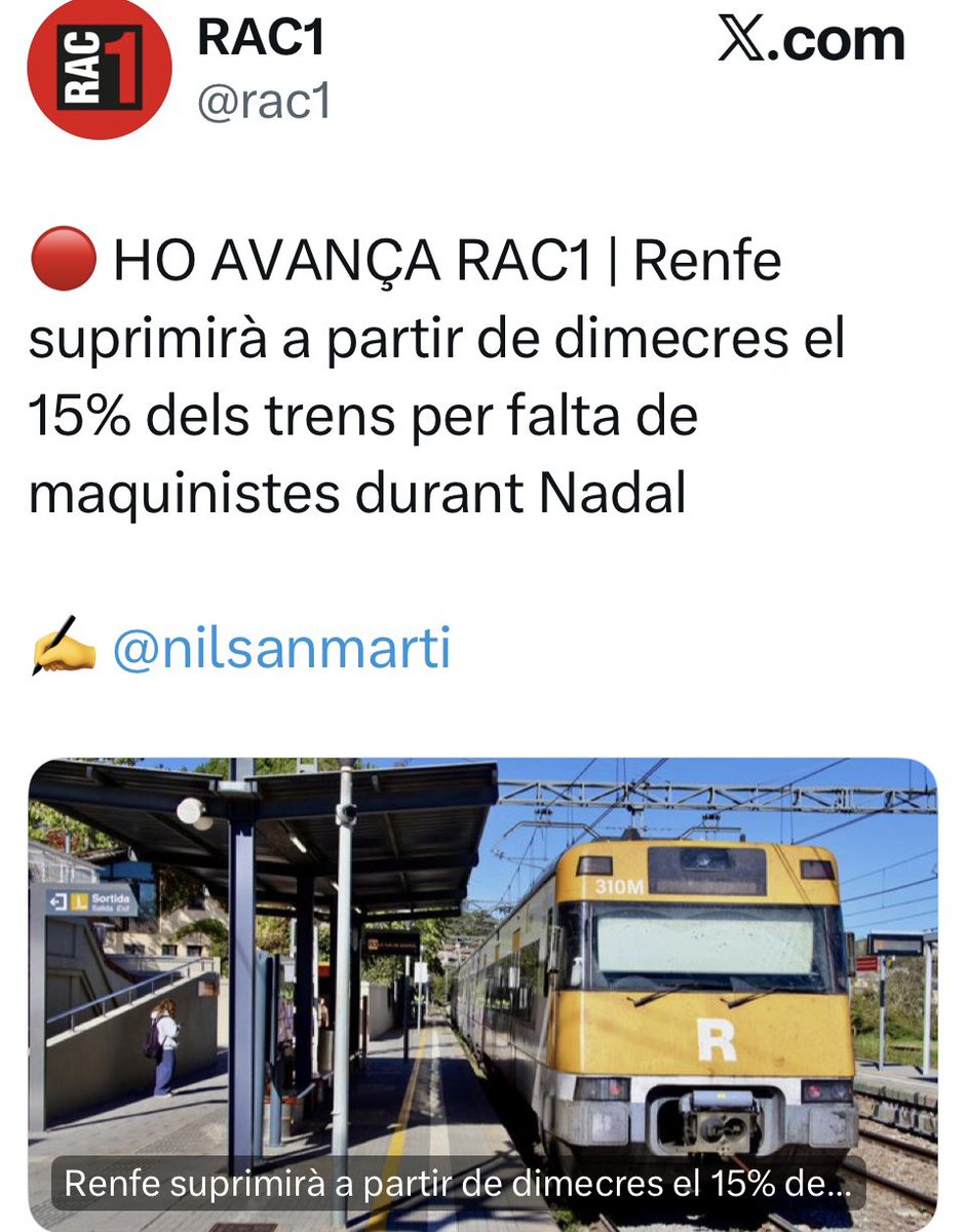 2020: ERC, dona suport als pressupostos socialistes a canvi del traspàs total de rodalies i de blindar el català a l’escola.

2021: ERC, dona suport als pressupostos socialistes, del traspàs total de rodalies.
i de blindar el català a l’escola. 

2022: ERC, dona suport als
