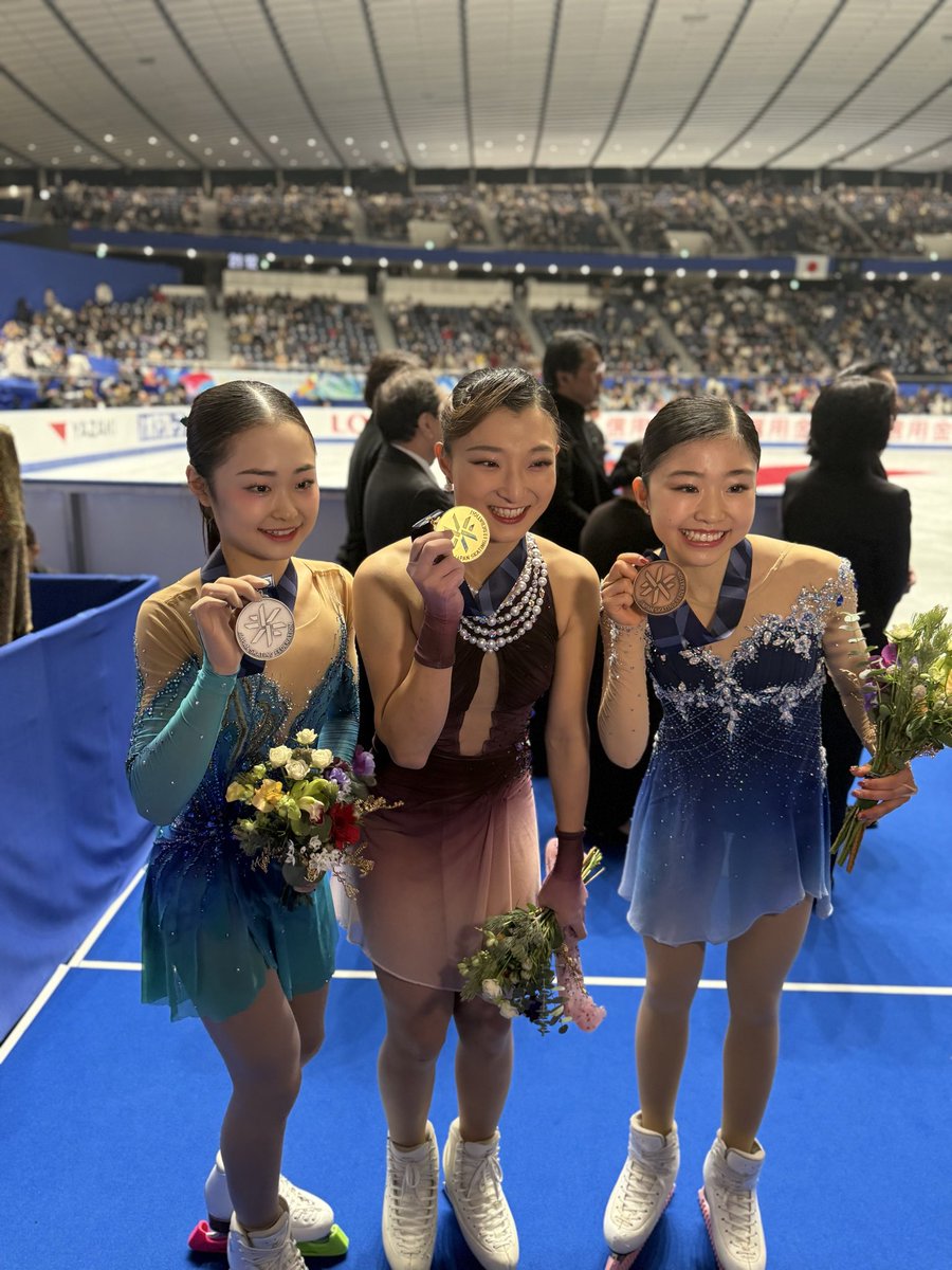 skatingjapan's tweet image. 第94回全日本フィギュアスケート選手権大会が終了しました
たくさんのご来場、温かいご声援ありがとうございました
大会の詳しい結果はこちら
jsfresults.com/National/2025-…