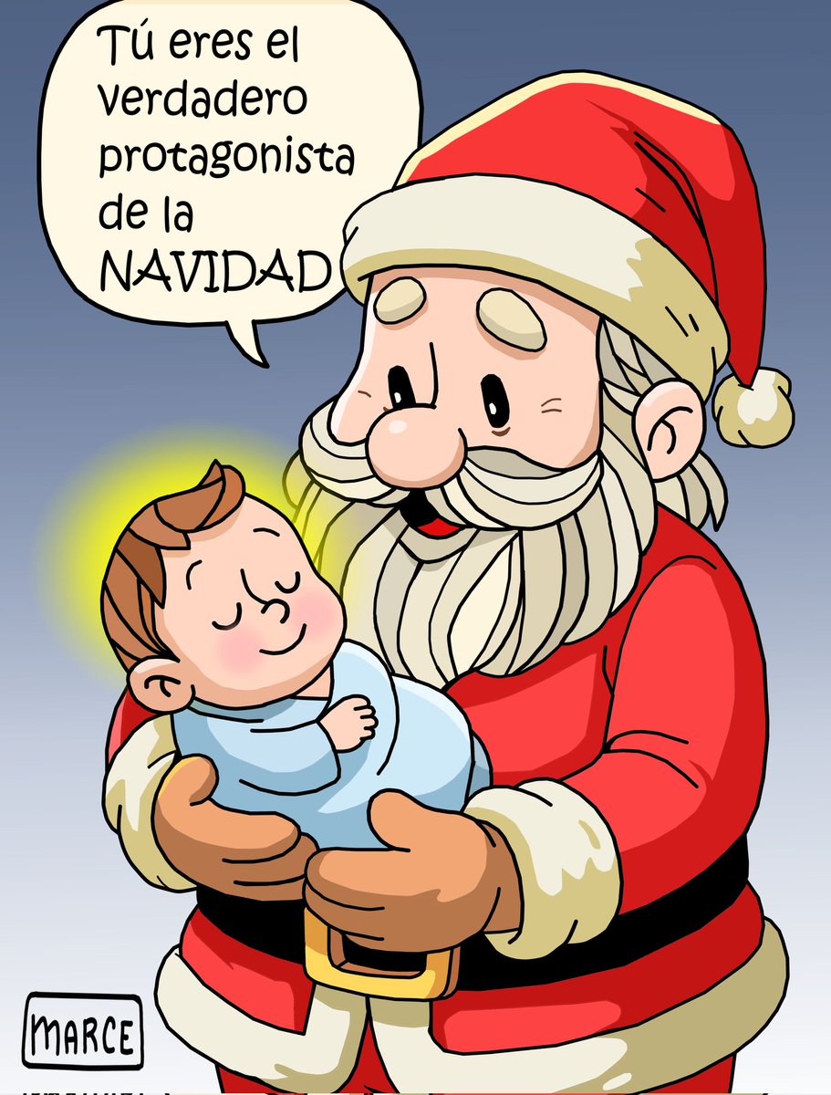 ¿Cuál es el verdadero sentido de celebrar la Navidad? No olvidemos quien es realmente el protagonista de estas fechas y hagamos una pausa para recordarnos que el corazón de la Navidad no está bajo el árbol sino en el humilde pesebre de Belén. 
Marce.-