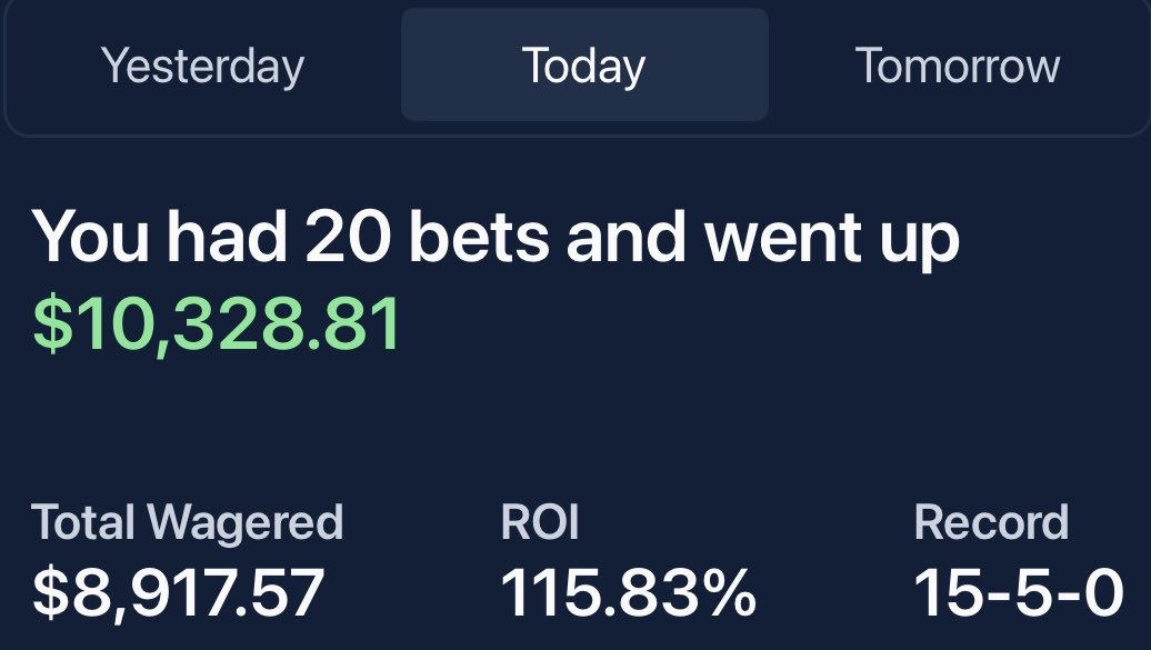 ParlayLab's tweet image. 🚨$10,000 PROFIT YESTERDAY🚨

Why are you NOT using the @OddsJam Sharp Money Tool?

You can either tail random people on Twitter or the sharpest bettors in the world like trading firms and syndicates.

FREE TRIAL: oddsjam.com/?ref=parlaylab

Code LAB for 35% off!