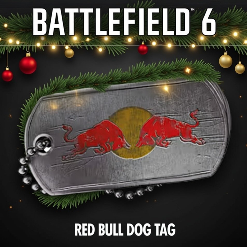 BF_CommuFR's tweet image. 🎁 CONCOURS NOËL 🎅

Pour cette fin d'année, on vous fait (encore) gagner la plaque promotionnelle "REDBULL" #Battlefield6 
Pour cela:

• 👉 Follow @BF_CommuFR
• 🔄 Retweet ce tweet

Et passe de Bonnes Fêtes🫶

T.A.S le 25 décembre à 20h

#Dogtag #Redbull