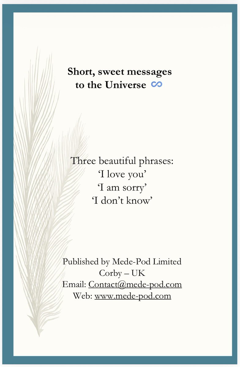 Mede_Pod's tweet photo. Compliments of the Seasons🎄   

Day by Day - Volume 11, a collection of short, sweet messages to the Universe ♾️, available for free at https://t.co/kSnn58z9mh  
——  
Day by Day

🔅I let the Light in me, glow

🔅I see the Light in other people

🔅I am lit with Light

Sadé ☀️ https://t.co/ge30MXio8z