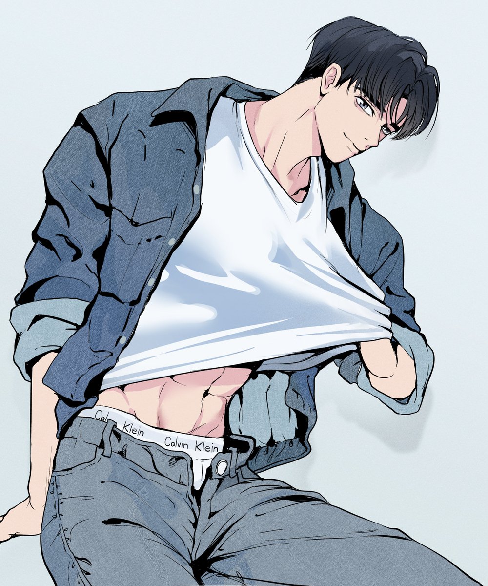 dopa_wave's tweet image. #그놈공

미남에게 데님과 흰색을 주세요