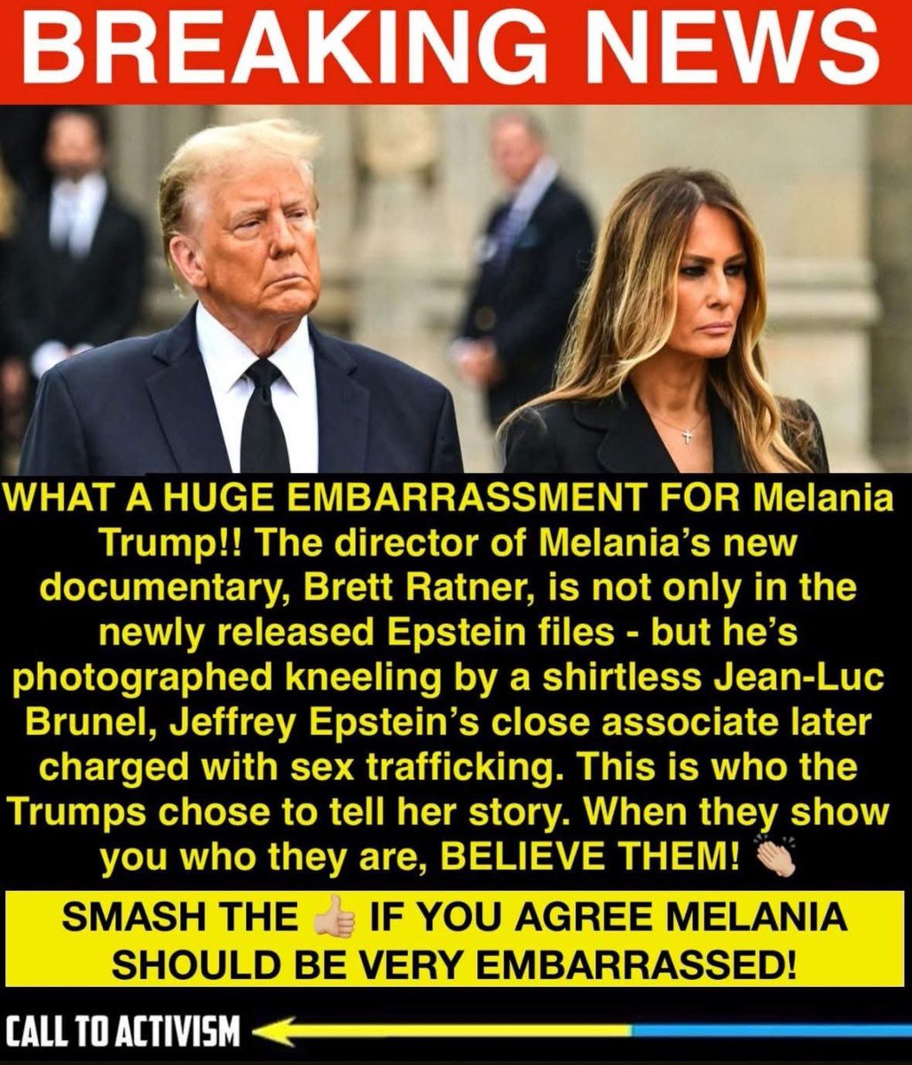 SpeakUp_2025's tweet image. Now we see why the Pedophile POTUS is working so hard! People are saying that it is the FLOTUS that is the main star in the files. Recruiting girls for the men. 
Is this video payoff to keep him quiet. They knew what he was accused of in 2017 &amp;amp; still hired!  #TrumpEpsteinCoverup
