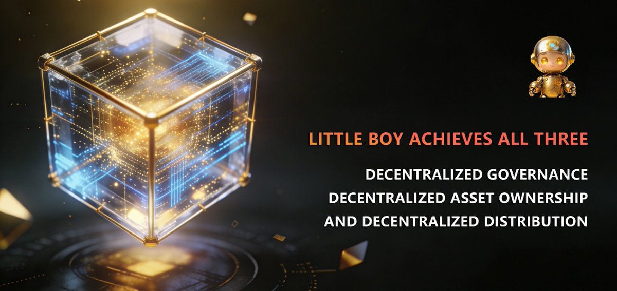 LittleBoy92488's tweet photo. True decentralization includes three things:👇👇
Decentralized governance
Decentralized asset ownership
and Decentralized distribution
Little Boy achieves all three!

@rainstormblue @star_okx @onchain_wallet @whindersson @itmedia_news https://t.co/ixie6Kj4mC