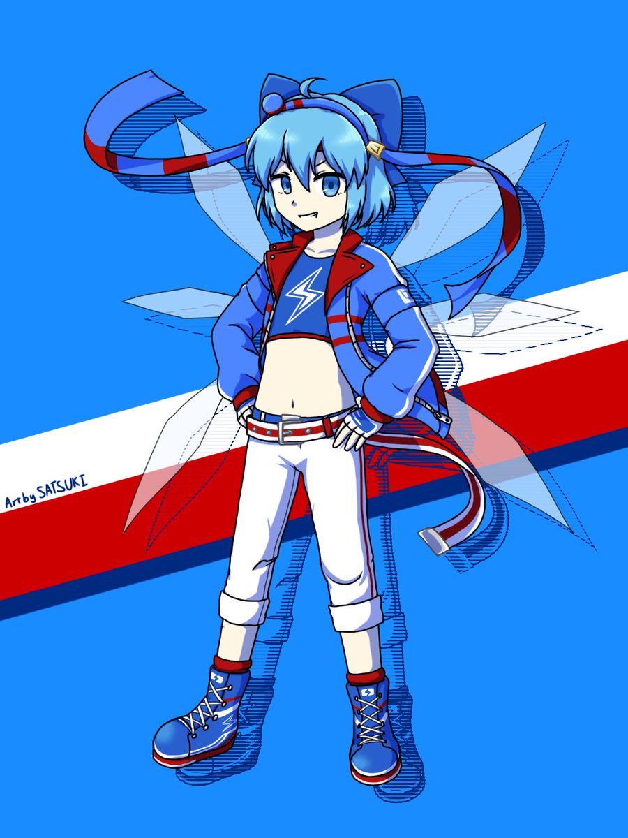 Cirno cosplays Tamamo Cross... #touhou #touhouproject #東方Project #umamusume