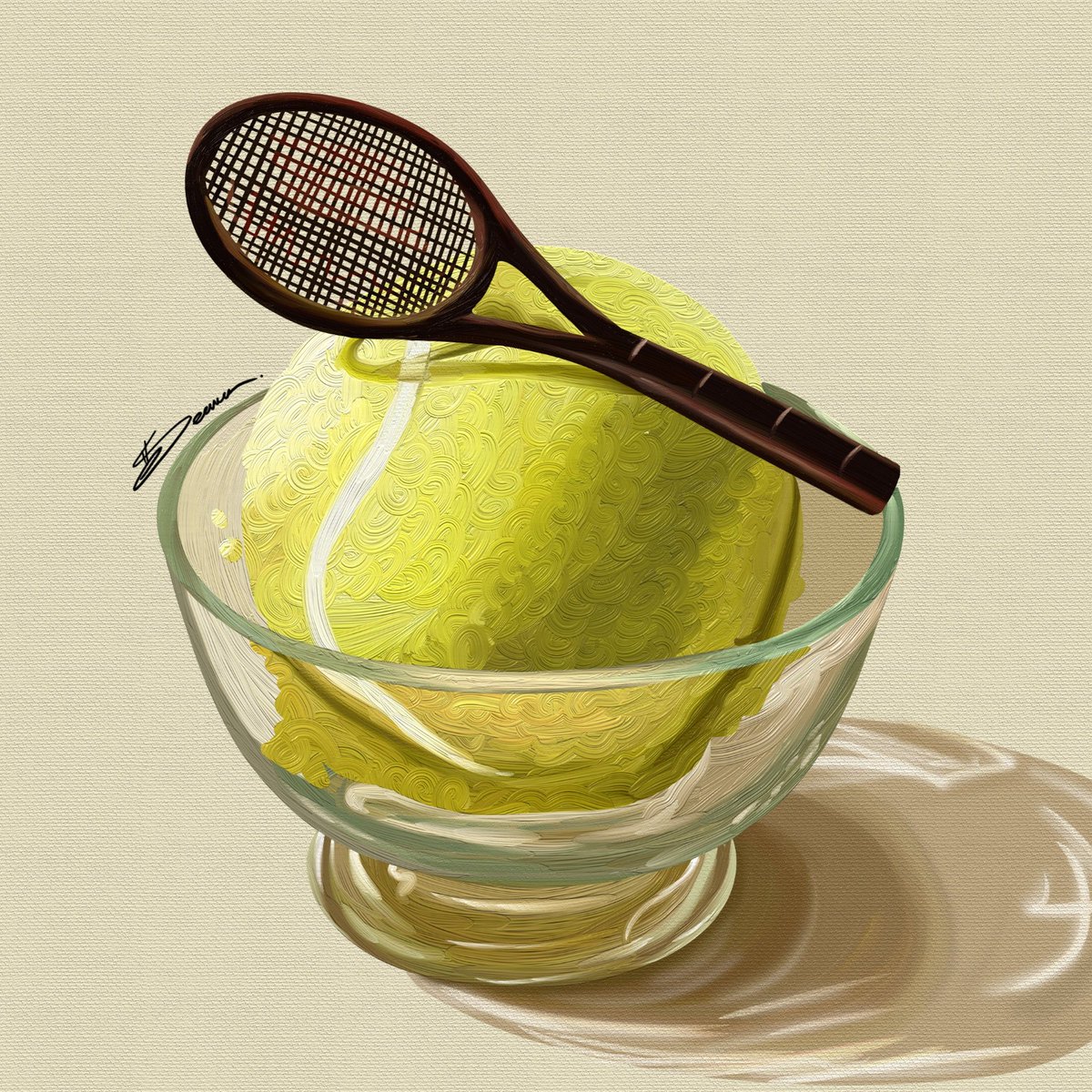 رسمة اليوم 🥎✨️