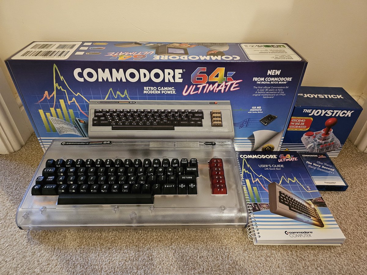 It's finally arrived. The Commodore 64 Ultimate Starlight edition 😁 #commodore64 #Commodore64Ultimate #retrocomputer #RETROGAMING